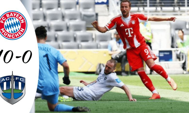 بايرن ميونيخ 10 - 0 أوكلاند سيتي
