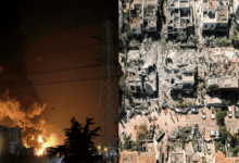 صورة توضح حجم الدمار